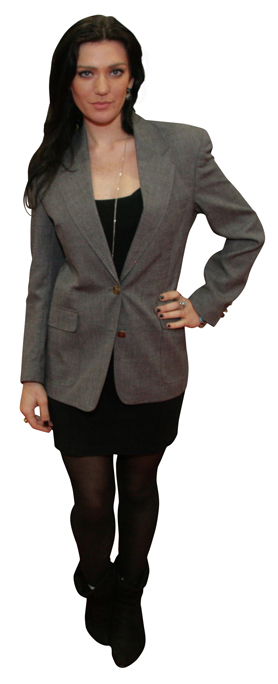 gray blazers for women